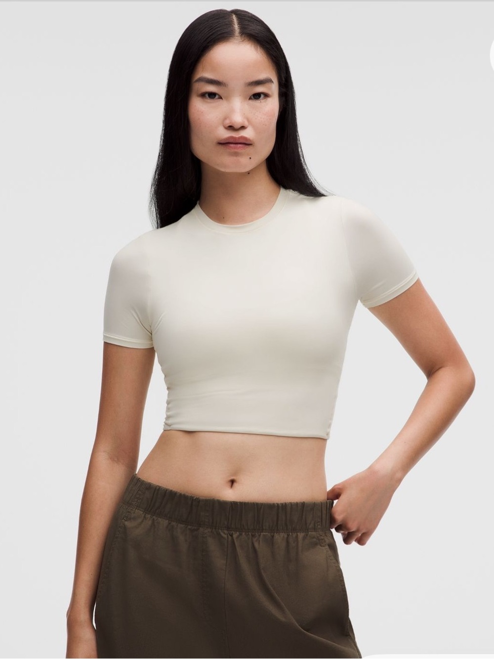 lululemon Cropped nulu tshirt